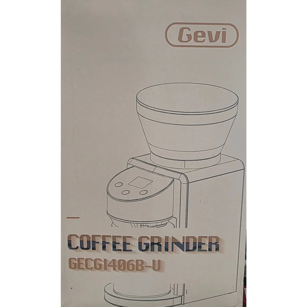 Gevi Coffee Grinder Electric,Coffee Bean Grinder with 35 Grind 120V/200W, Black